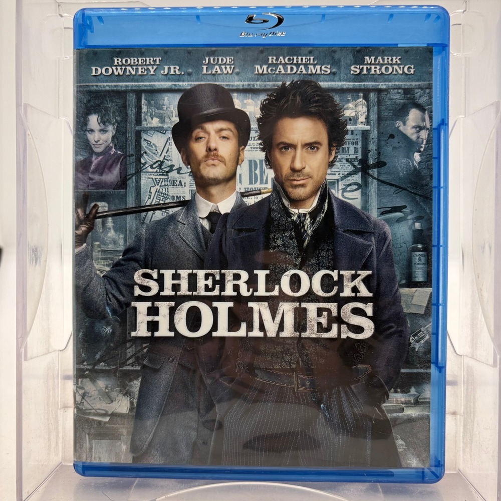 Sherlock Holmes Blu-ray Robert Downey Jr Jude Law Guy Ritchie 2009 Movie